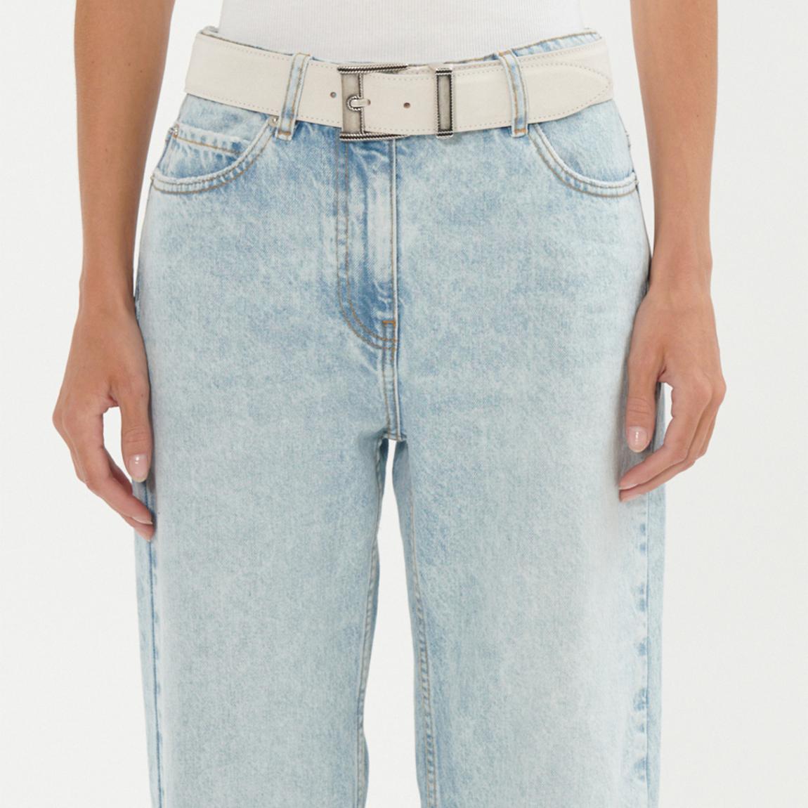 White Magla Suede Belt main product photo