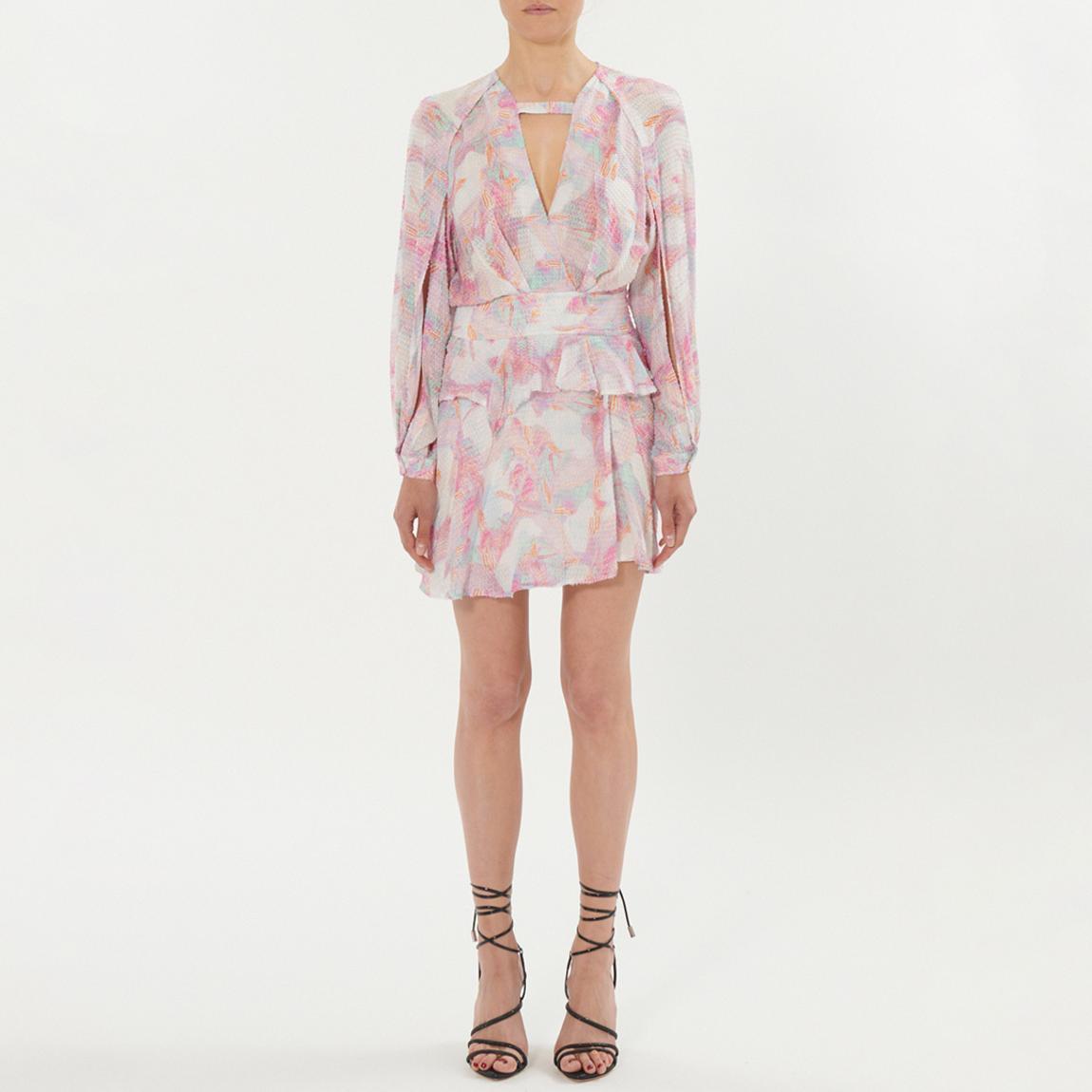 Pink Multi Franci Printed Mini Dress main product photo
