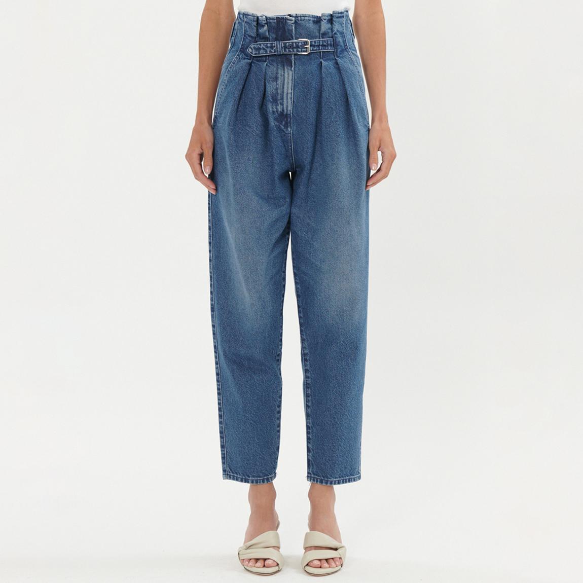 Mid Blue Acady Paperbag Jeans main product photo