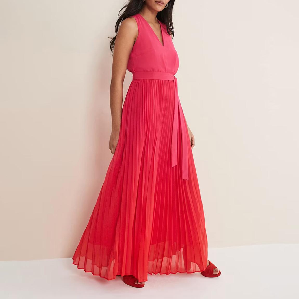Petite Piper Dress Red/Pink main product photo