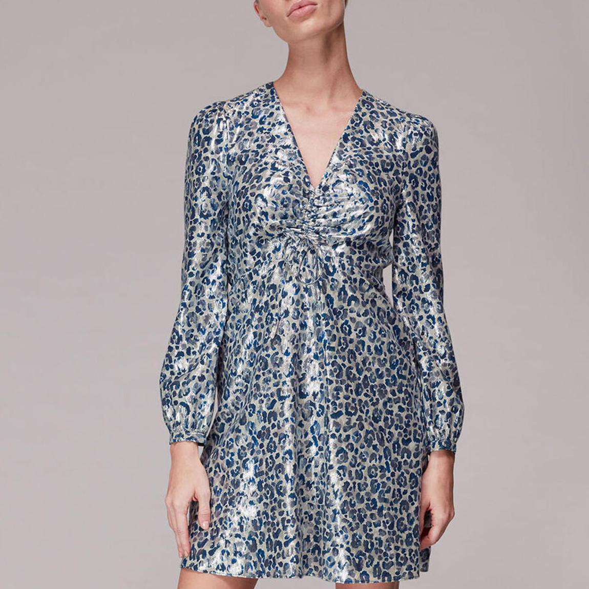 Multi Josie Printed Silk Blend Dress main product photo
