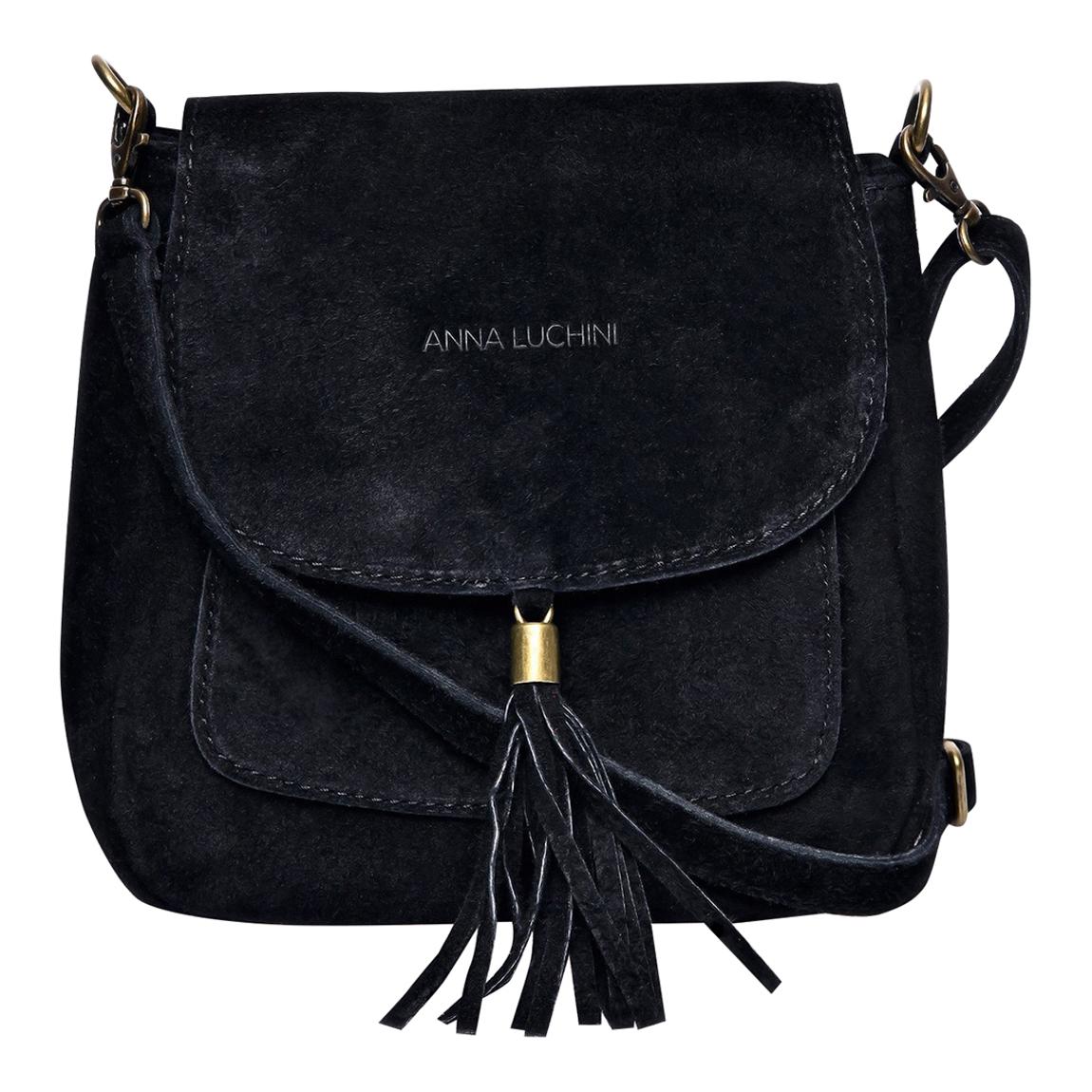 Black Leather Top Handle Bag main product photo
