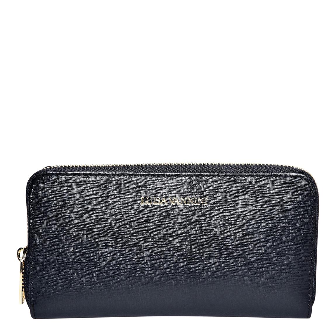 Black Leather Wallet main product photo