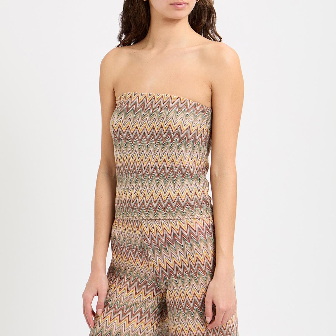 Sage Zig Zag Bandeau Top main product photo