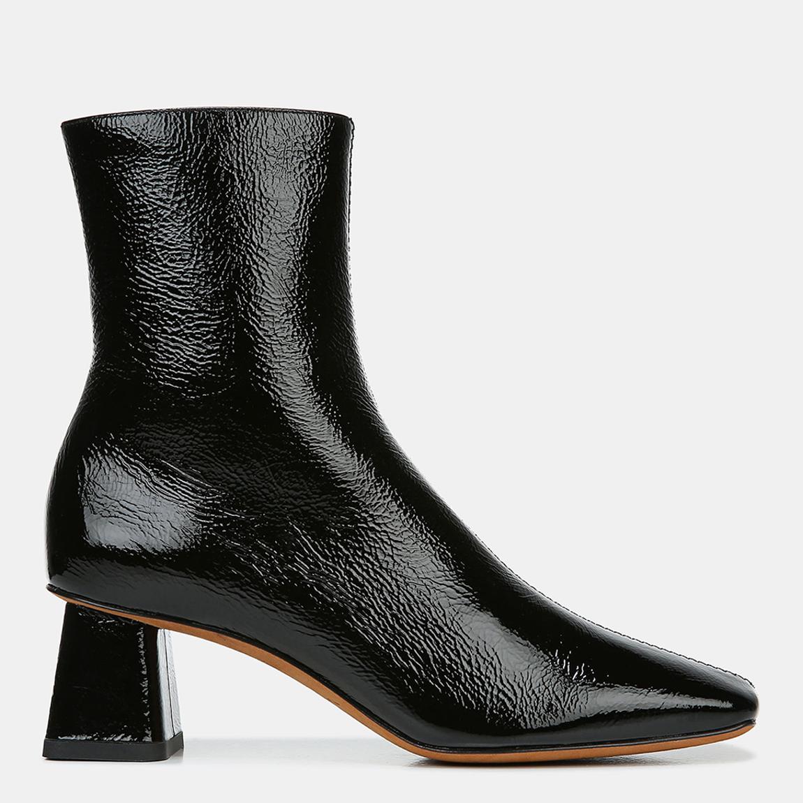 Women's Black Koren Patent Heeled Ankle Boots main product photo
