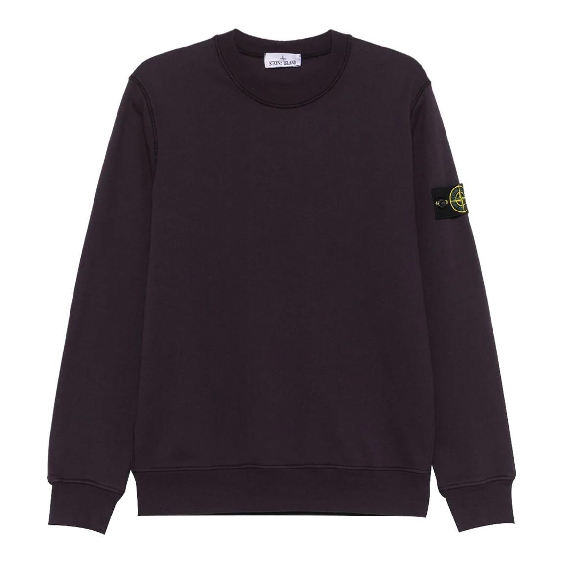 Dark Purple Crew Neck Sweatshirt main product photo