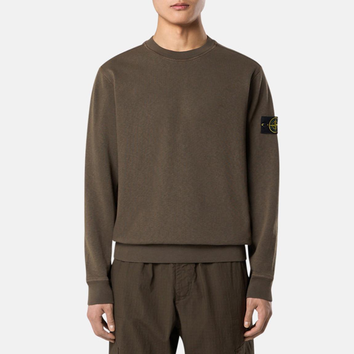 Brown Malfie Cotton Fleece Sweatshirt main product photo