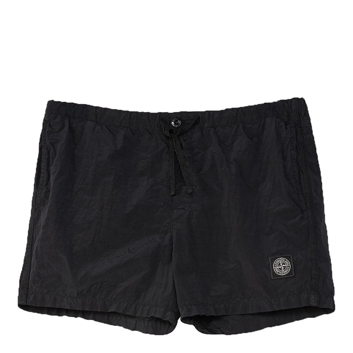 Black Nylon Logo Swimming Trunks main product photo