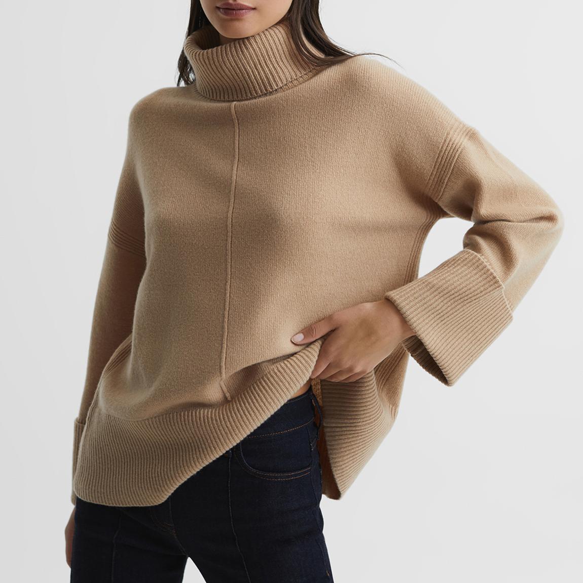 Camel Wool-Cashmere Blend Jumper main product photo