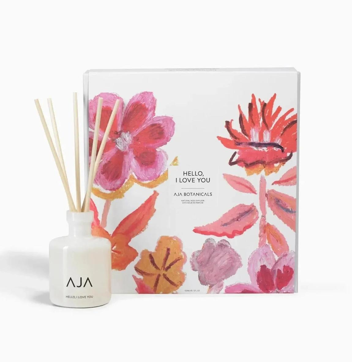 AJA BOTANICALS White Hello, I Love You Essential Oil Diffuser main product photo