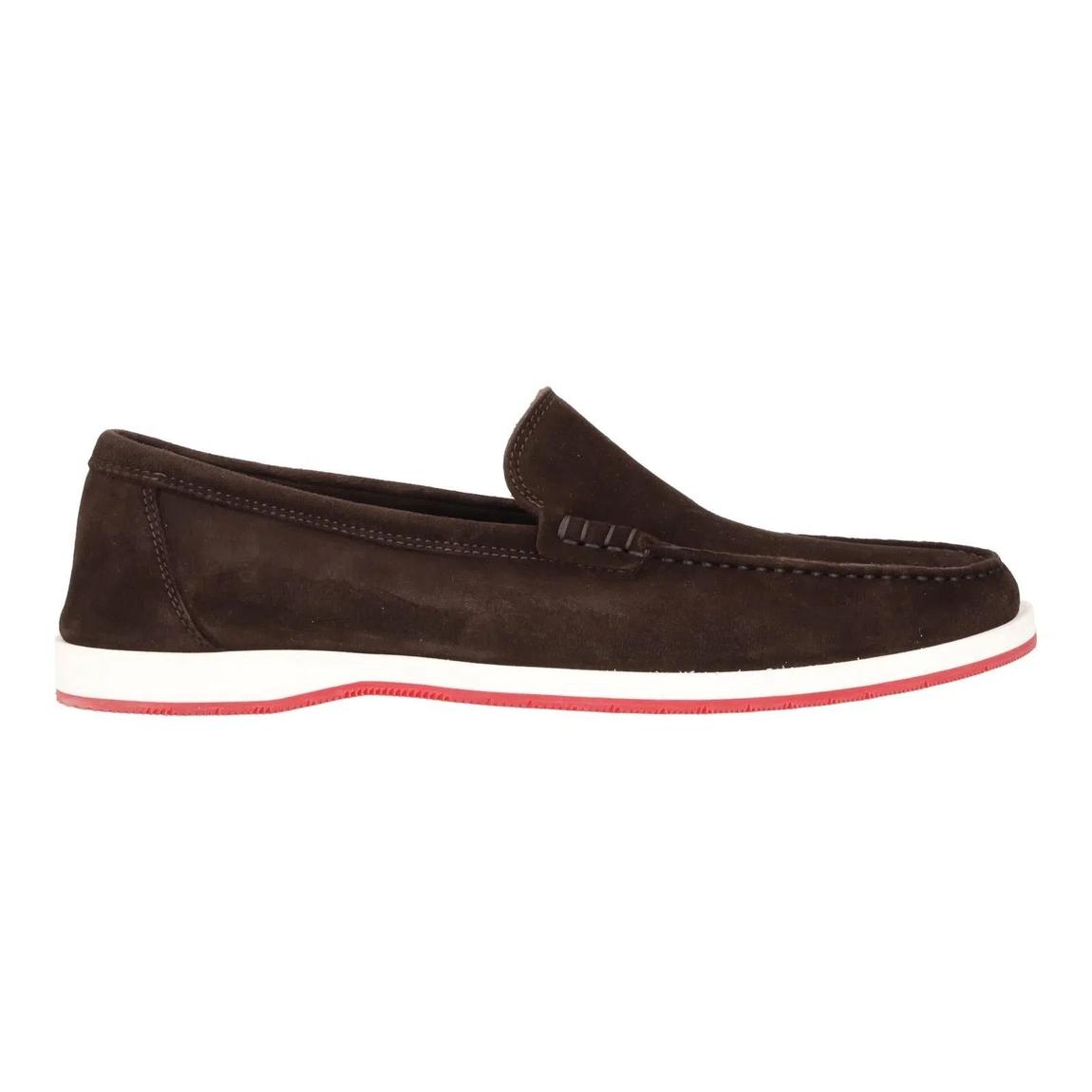 Harrys Of London Kitts Kudu Suede Loafers in Espresso - Ultimate Comfort and Style main product photo