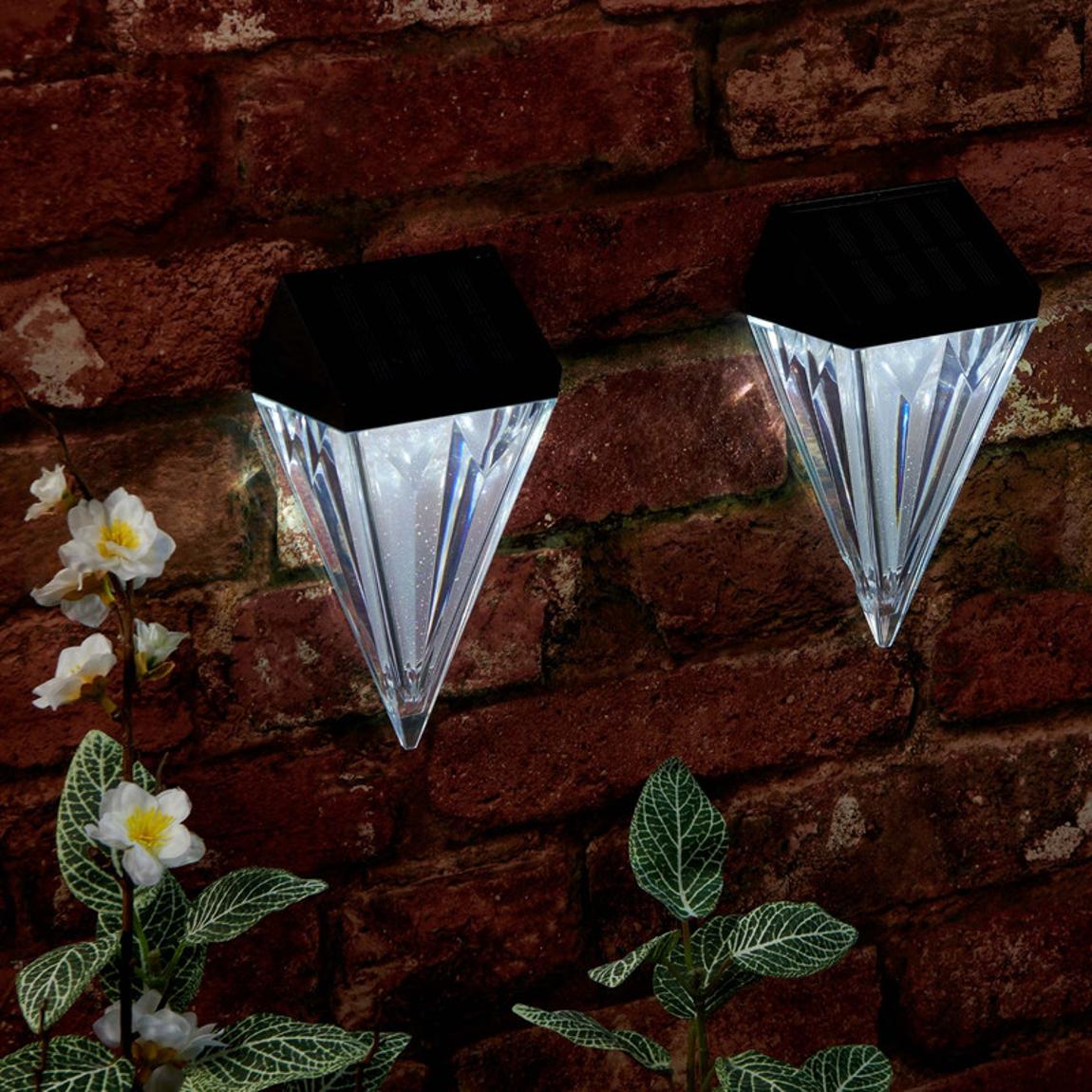 Pack of 4 Solar Diamond Lights main product photo