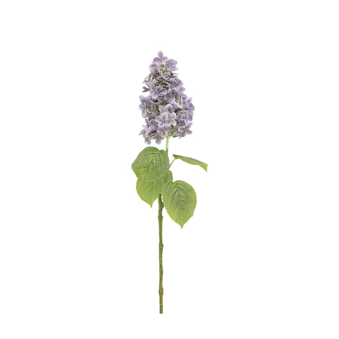 Set of 12 Vintage Cone Hydrangea Floral Stems, Violet main product photo