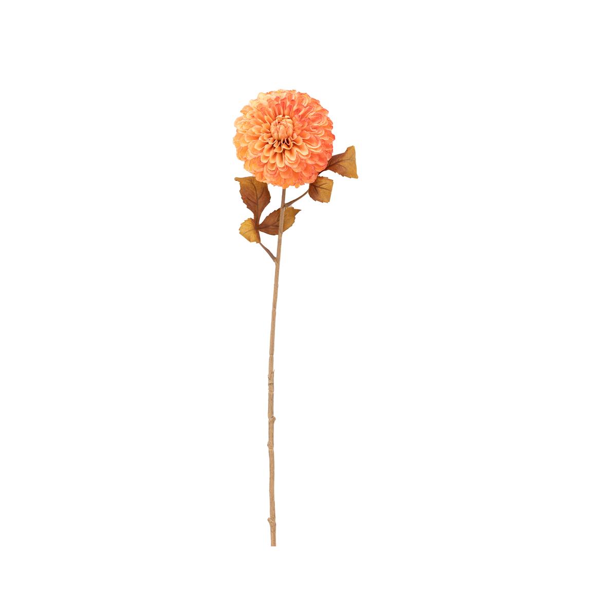 Set of 6 Faux Dahlia Stems, Orange main product photo