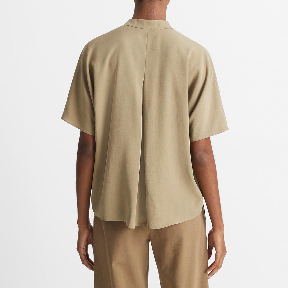 Tan Band Collar Dolman Shirt main product photo