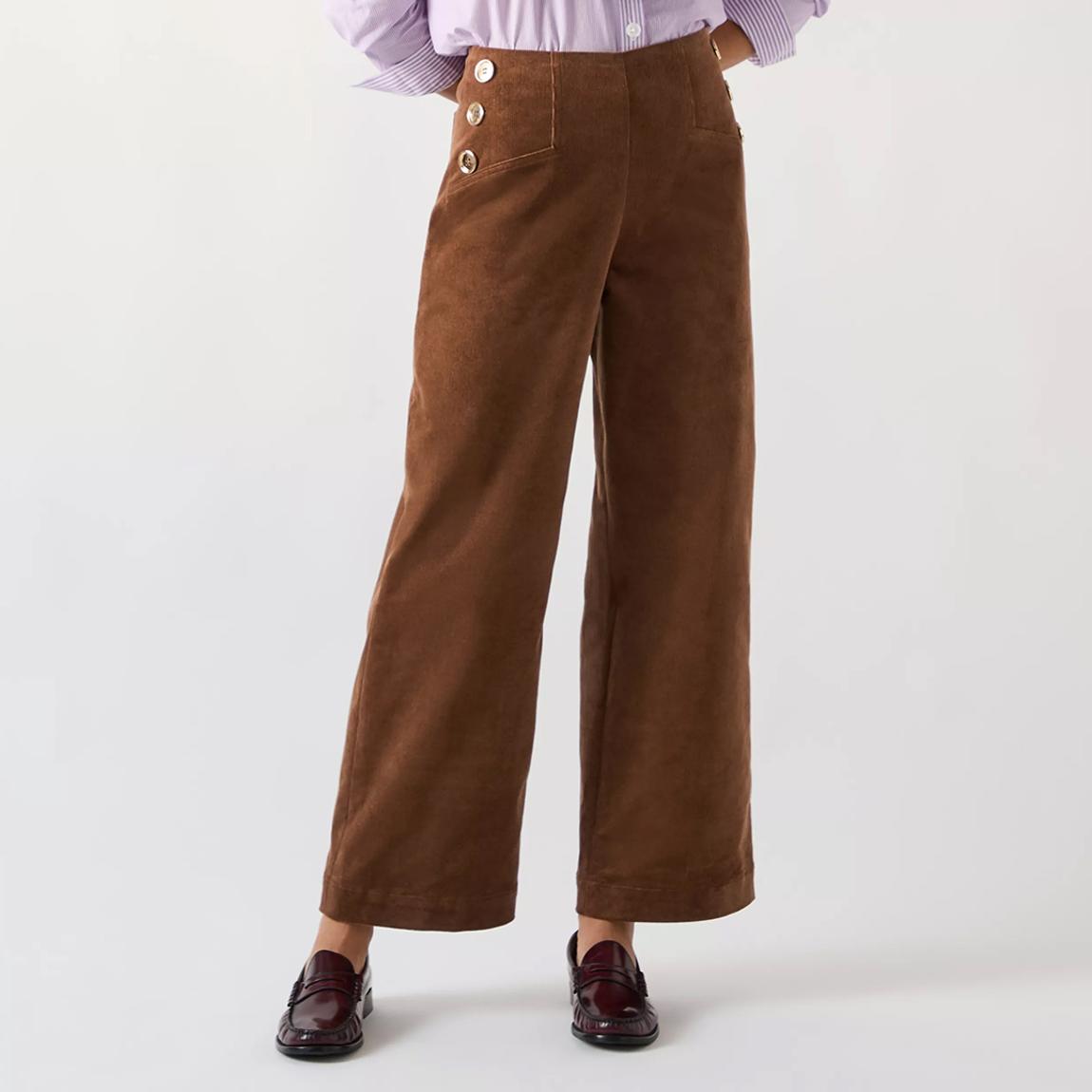 Cocoa Hans Wide Leg Cropped Trouser main product photo