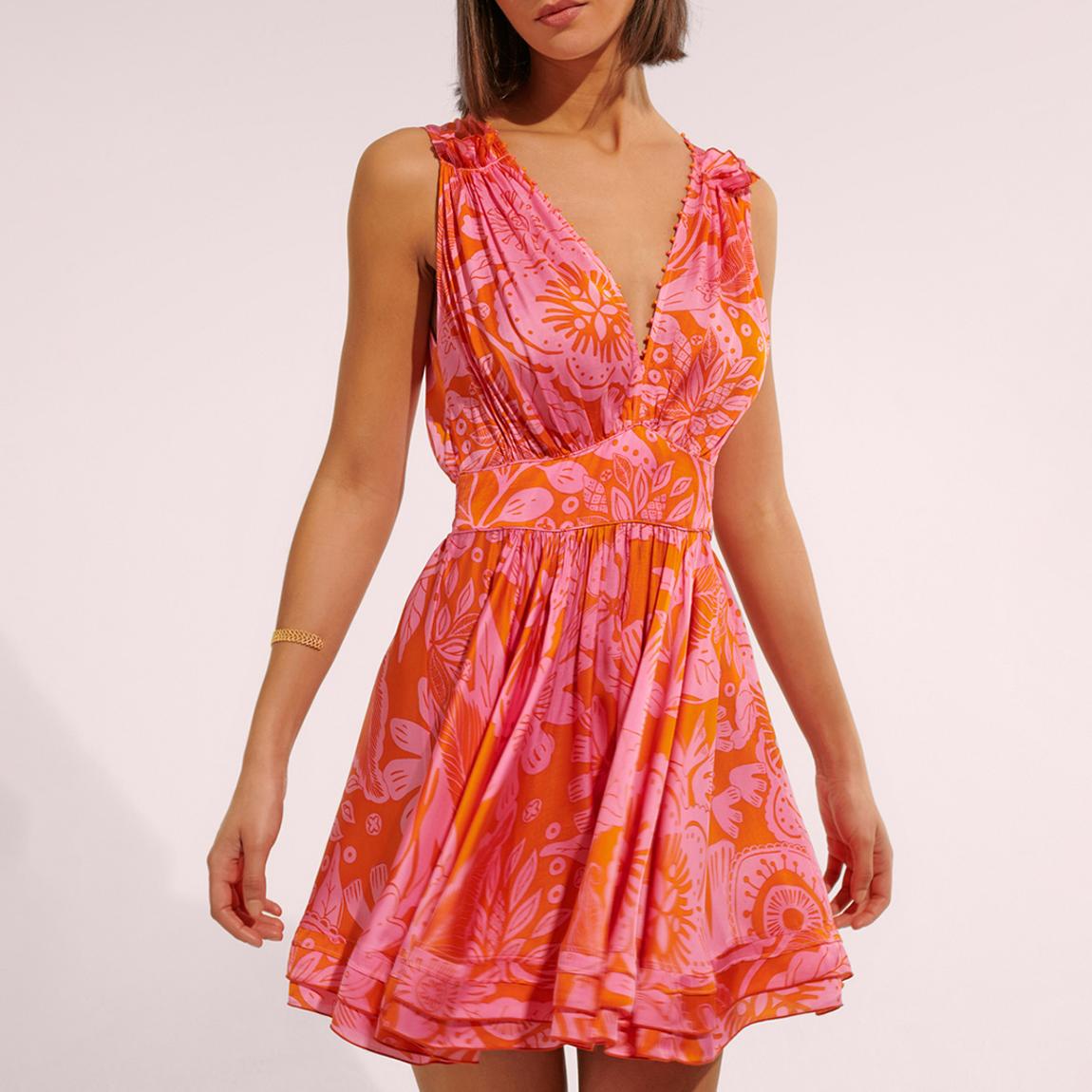 Pink Bessie Mini Dress main product photo