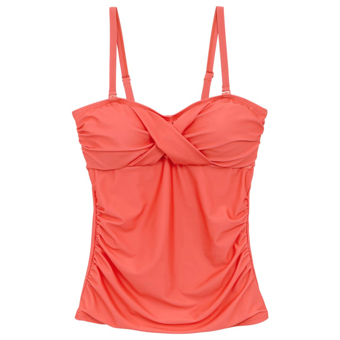 Tankini Top Aceana III Cotton Peach Bloom main product photo