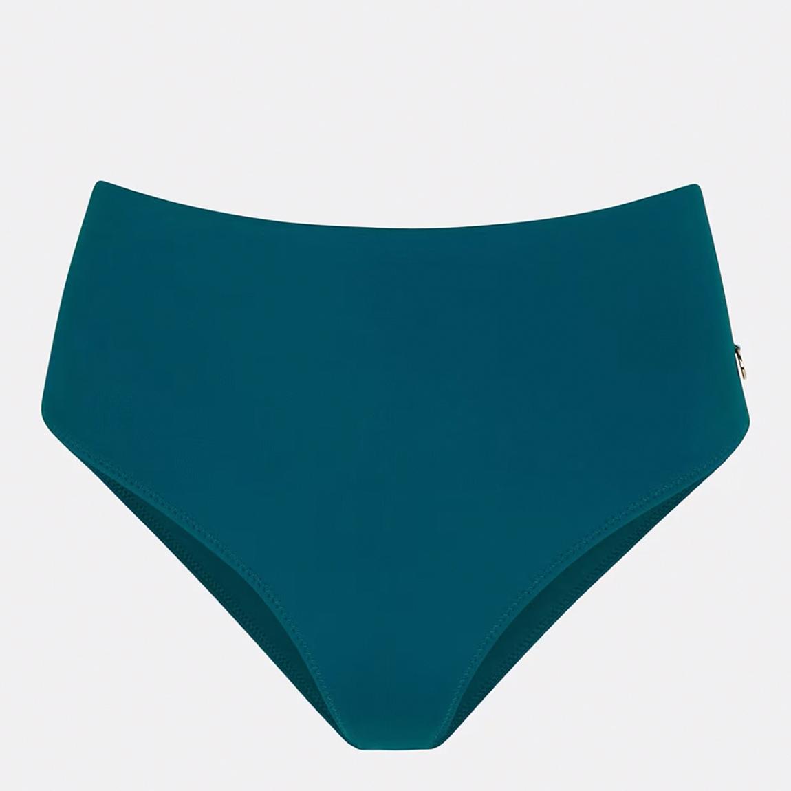 Teal High Rise Bikini Bottom main product photo