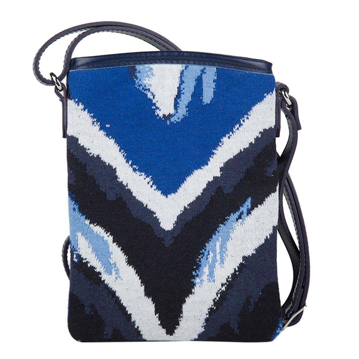 Blue Zig Zag Mini Crossbody Bag main product photo