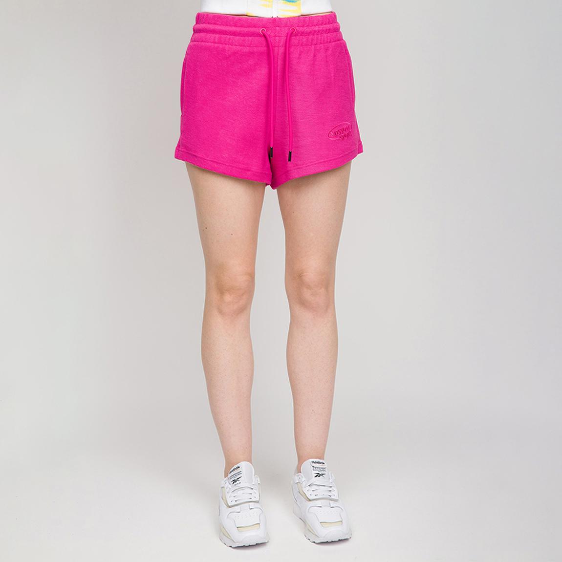 Pink Drawstring Sports Shorts main product photo