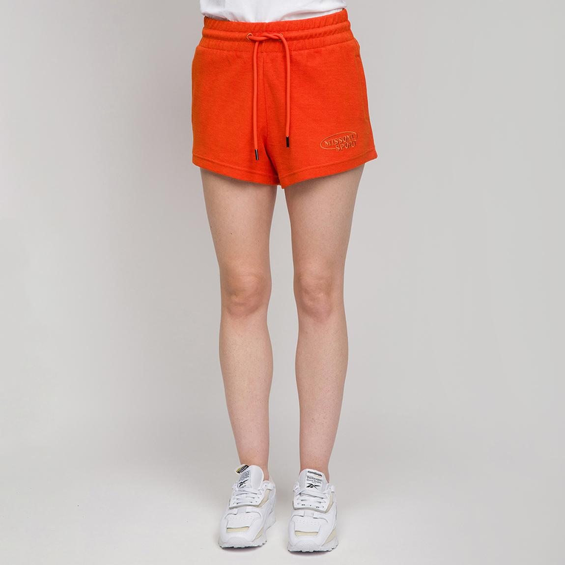 Orange Drawstring Sports Shorts main product photo