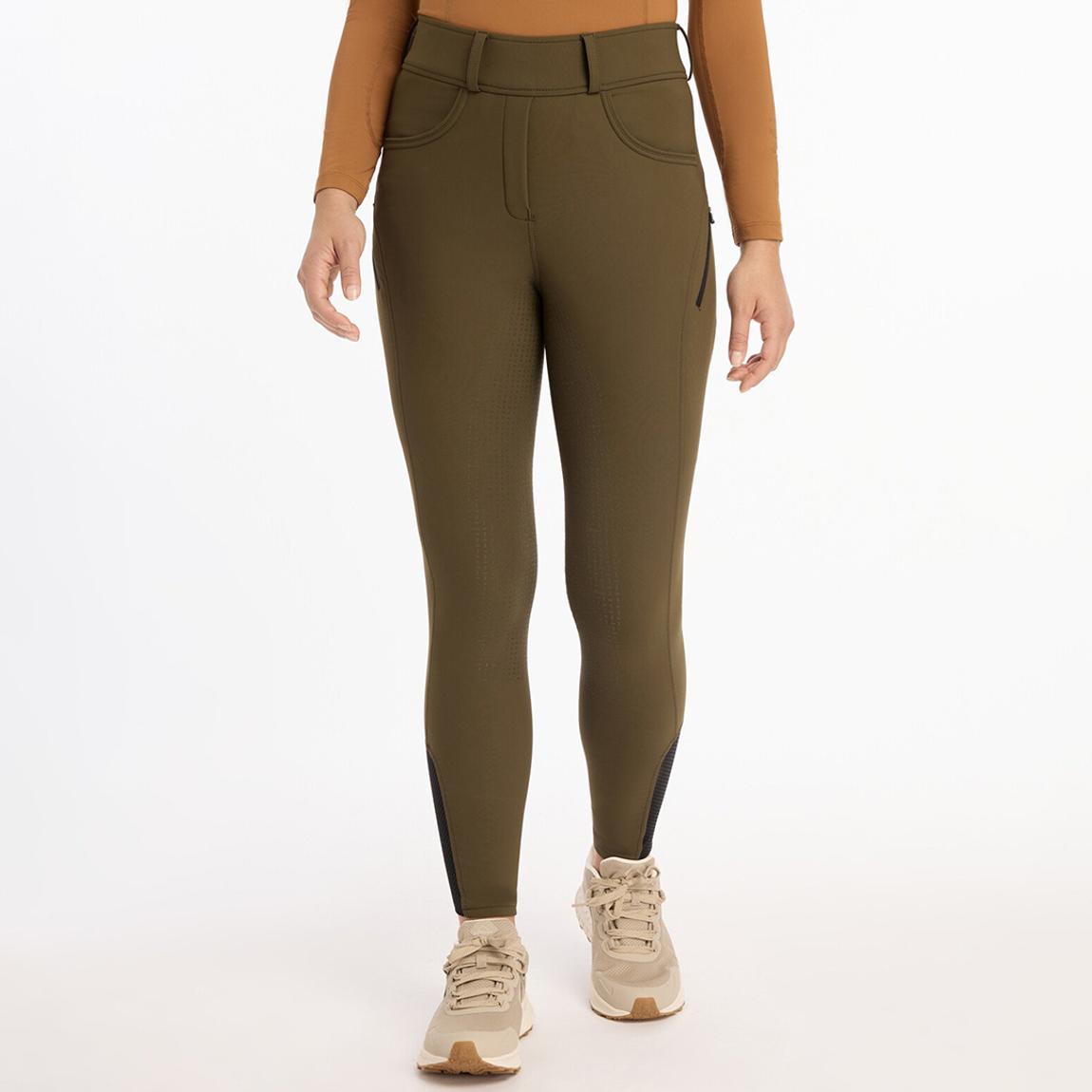 Khaki Amy Brushed Breggings main product photo