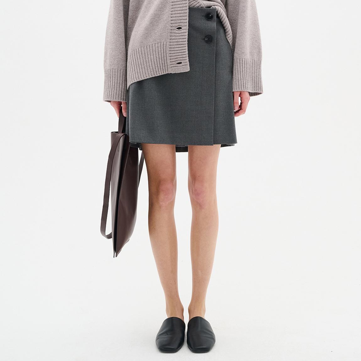 Slate Grey Natalia Skirt main product photo