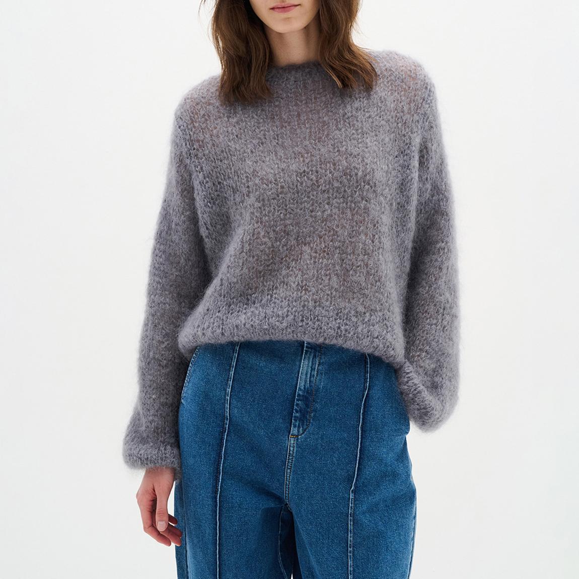 Dark Grey Jetra Wool Blend Pullover main product photo