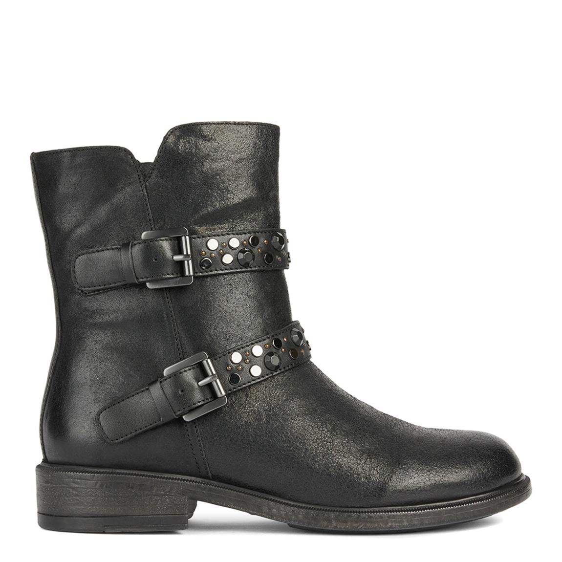 Black Suede Catria Ankle Boot main product photo