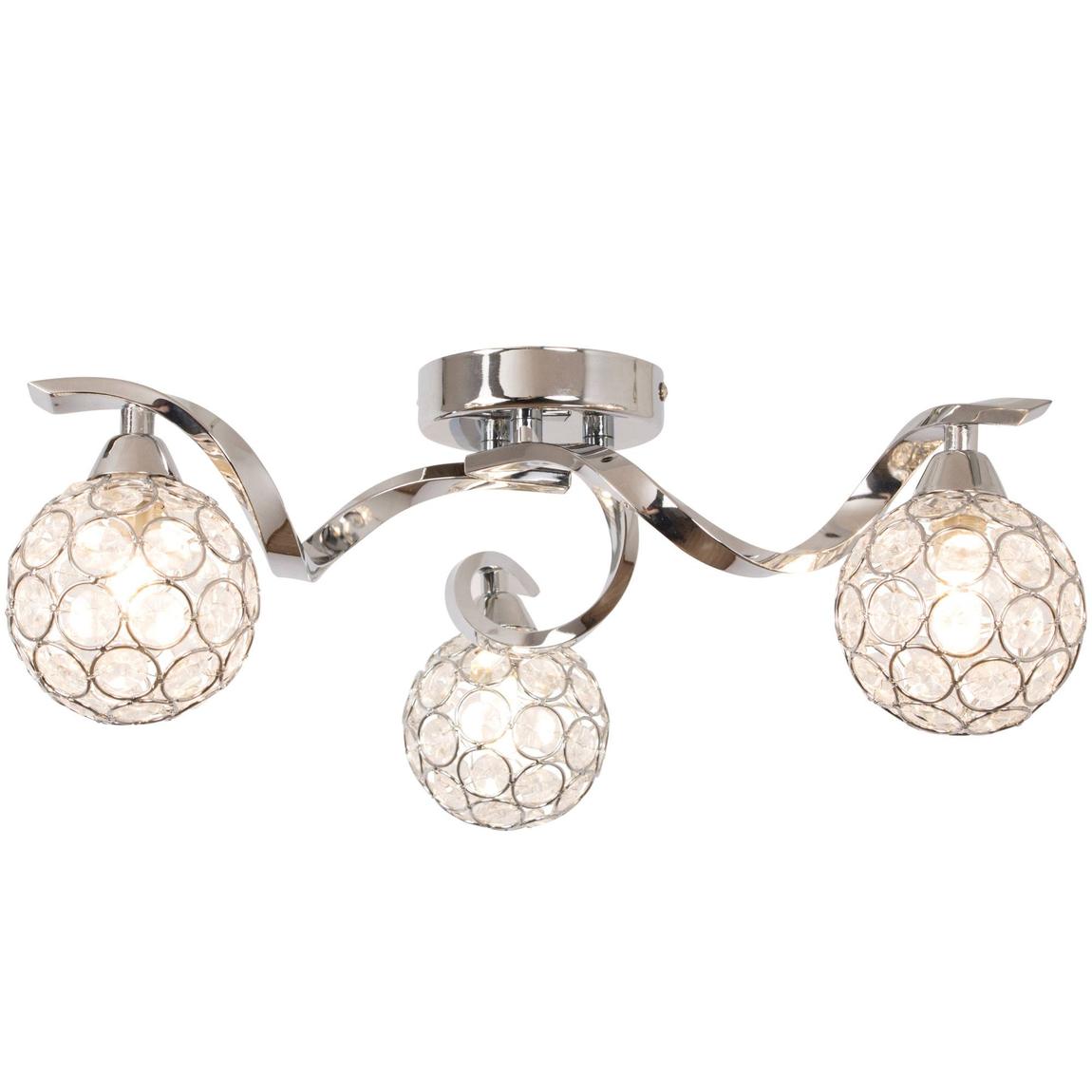 Zana 3 Light Semi Flush Ceiling Light main product photo