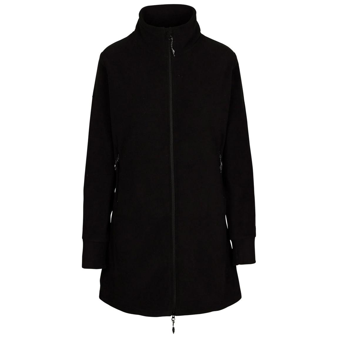 Fleece Jacket Maintain Recycled Polyester Black main product photo
