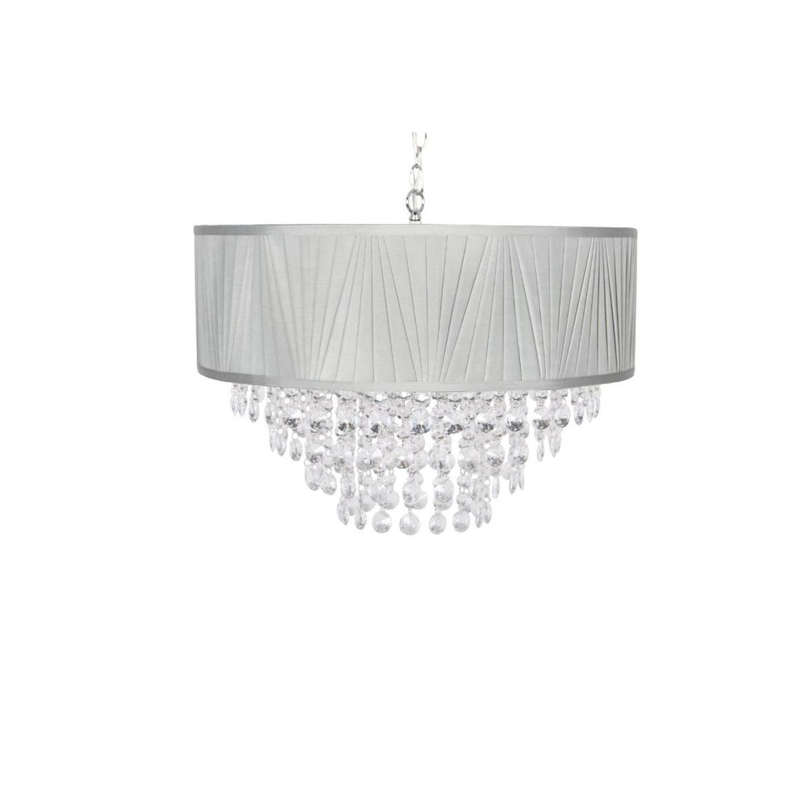 Talula Grey & Crystal Ceiling Pendant main product photo