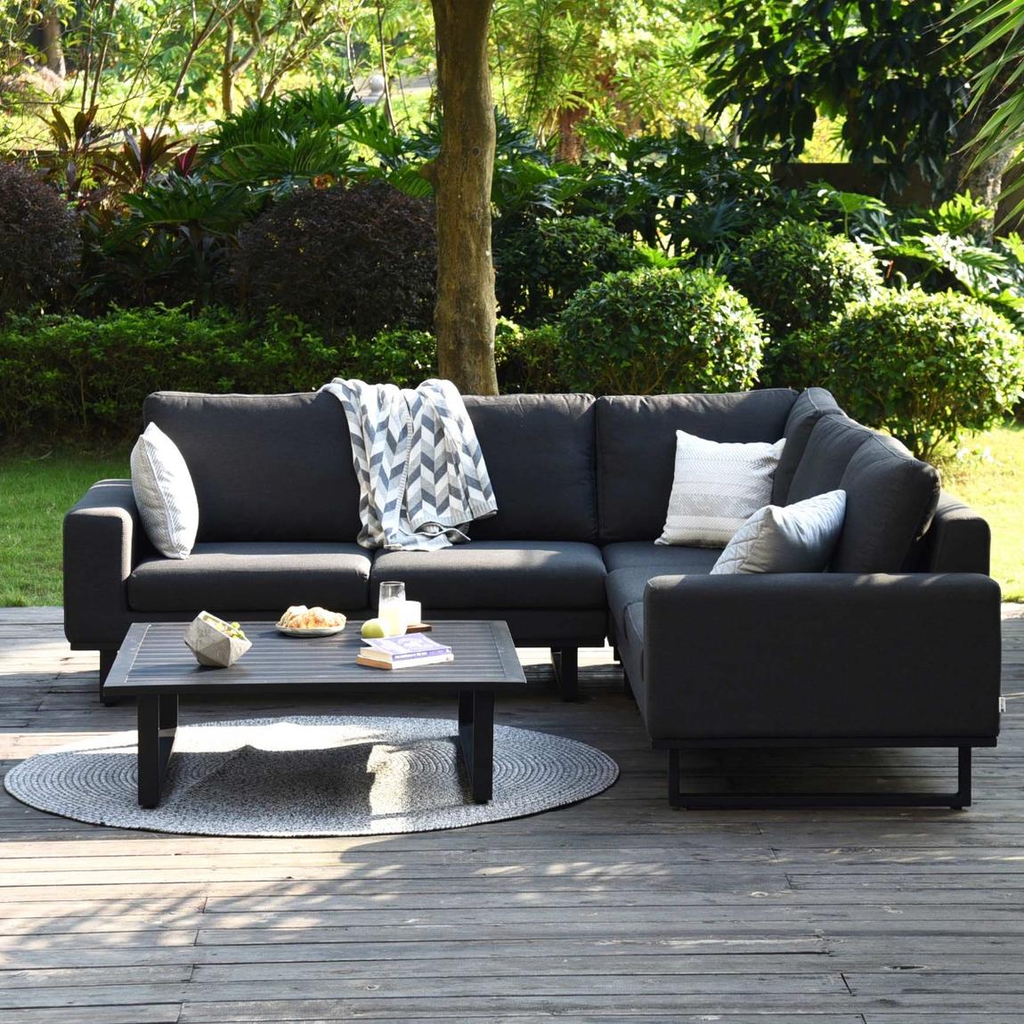Ethos Corner Sofa Group / Charcoal with free winter cover main product photo
