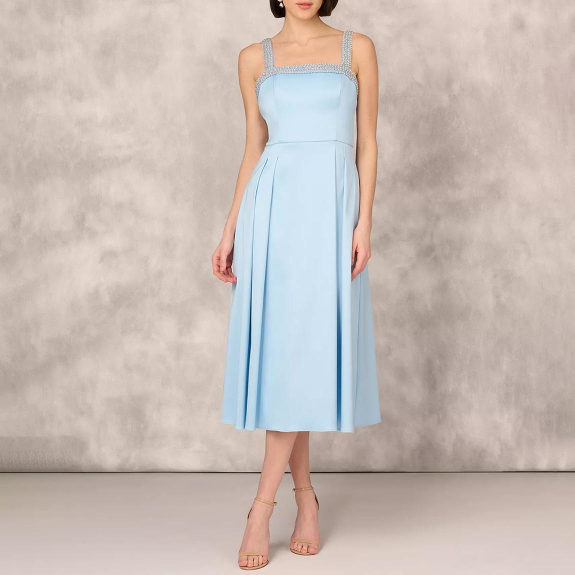 Ice Blue Midi Dress main product photo