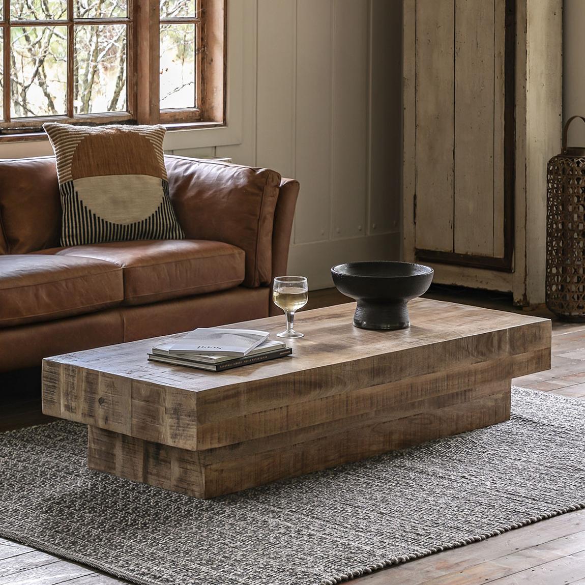 Ayla Coffee Table Natural 1500x600x300mm main product photo