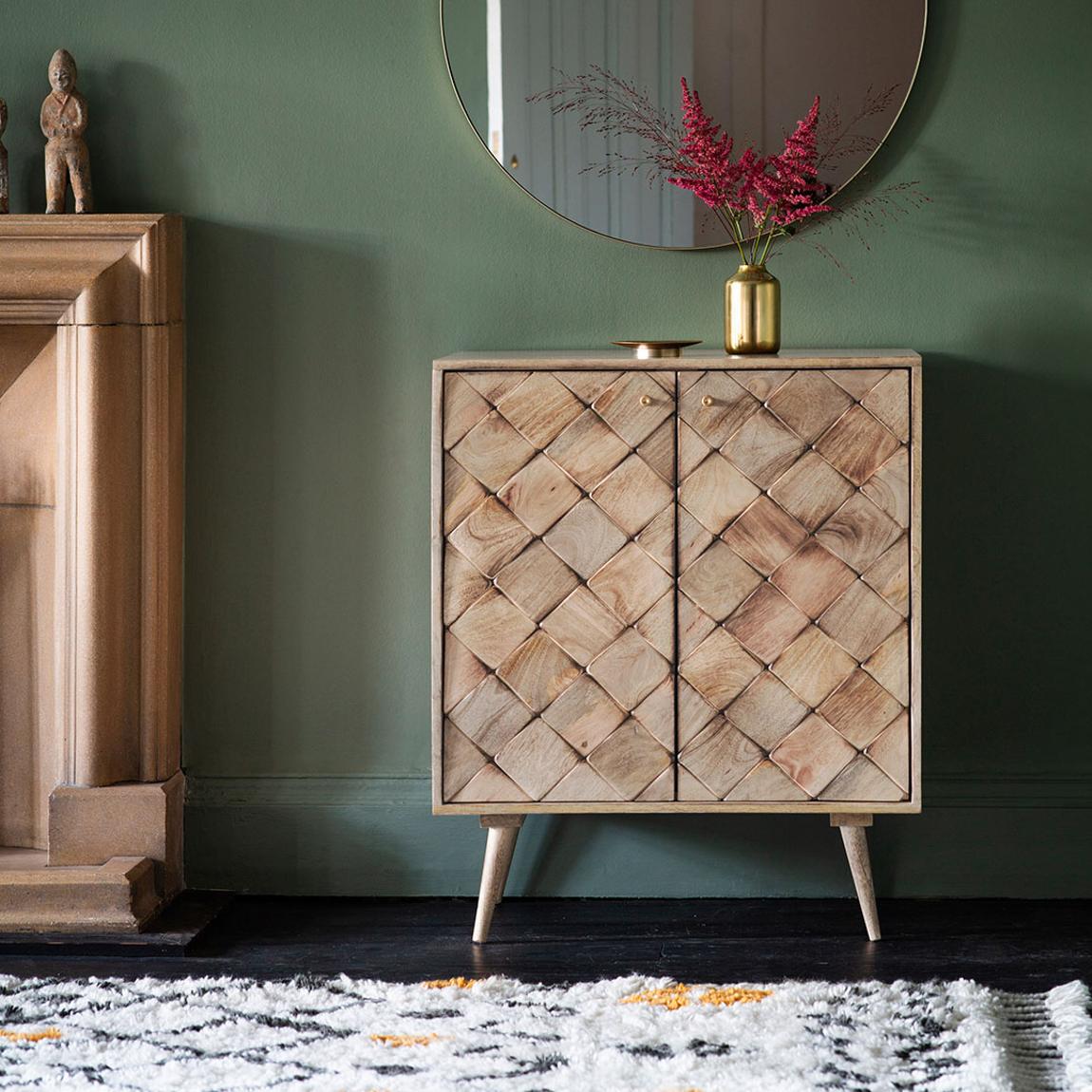 Valencia 2 Door Sideboard Burnt Wax 750x450x890mm main product photo
