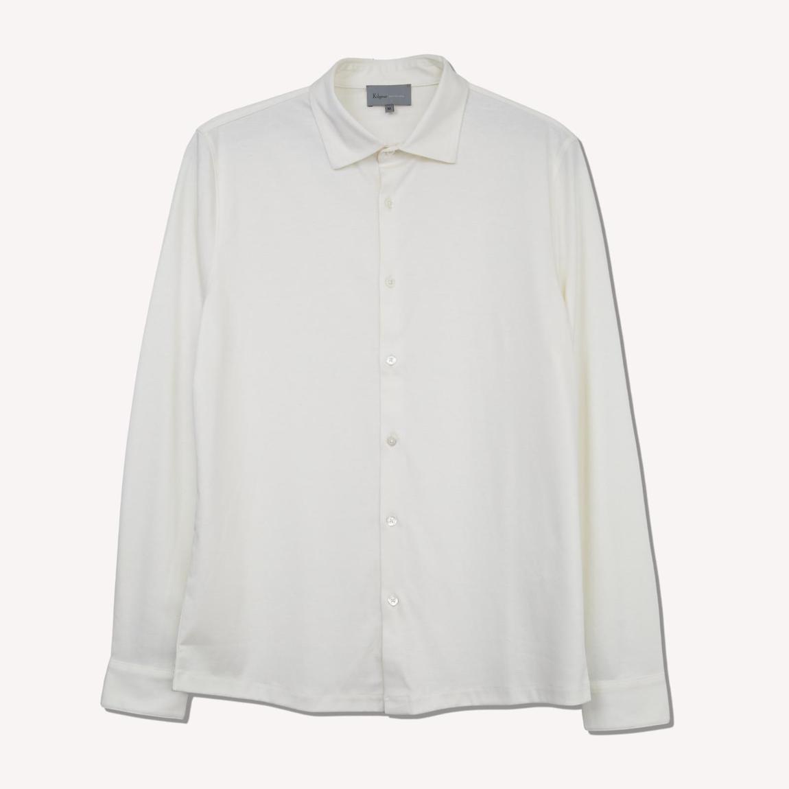 Kilgour Ecru Classic Fit Jersey Shirt - Timeless Style and Comfort main product photo