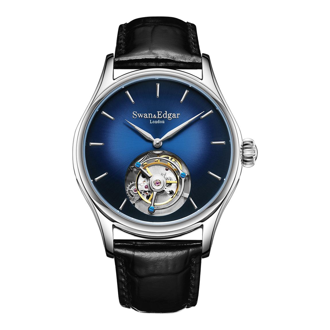 Dawn Blue Limited Edition Hand Assembled Tourbillon Watch main product photo