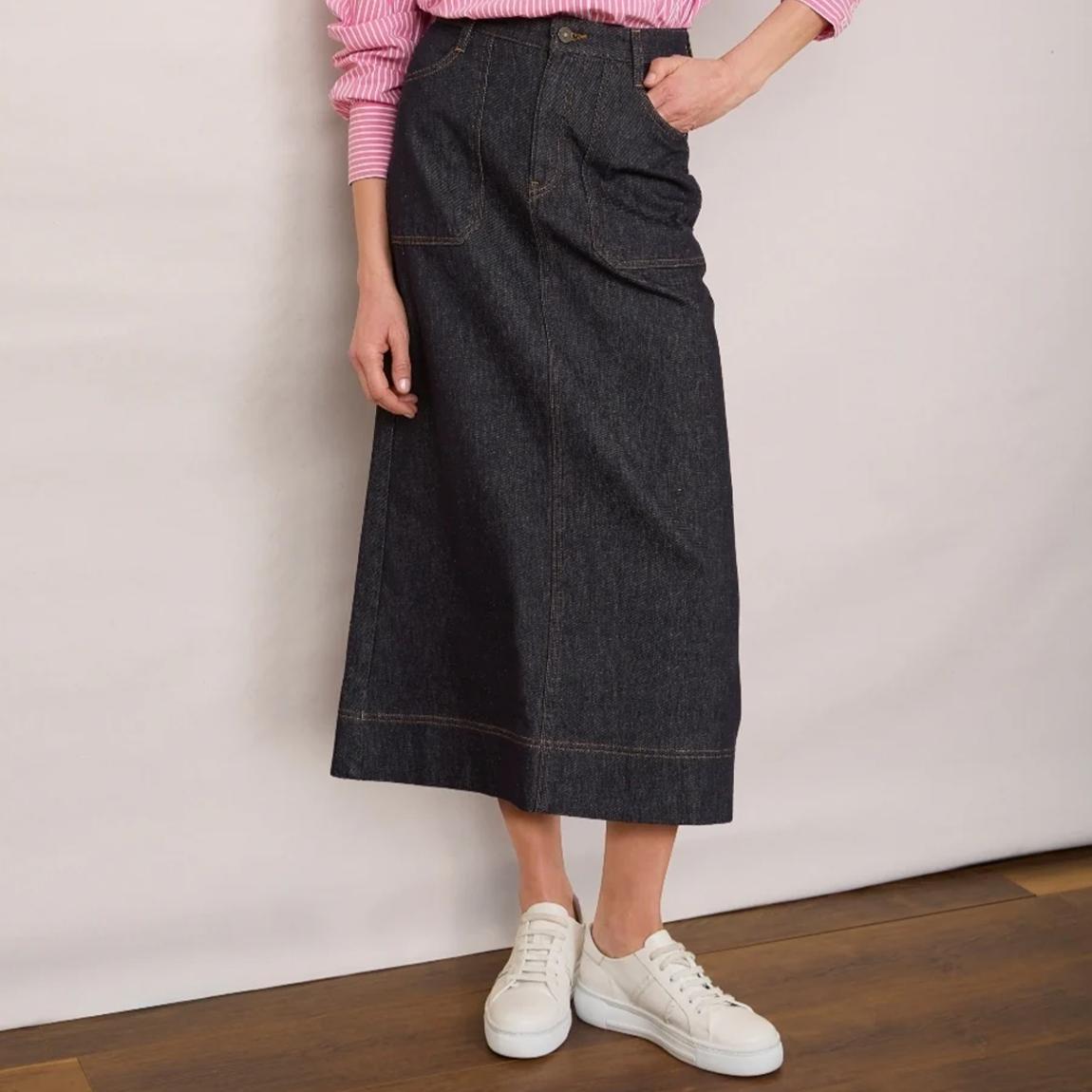 Indigo Denim Rosalie Skirt main product photo