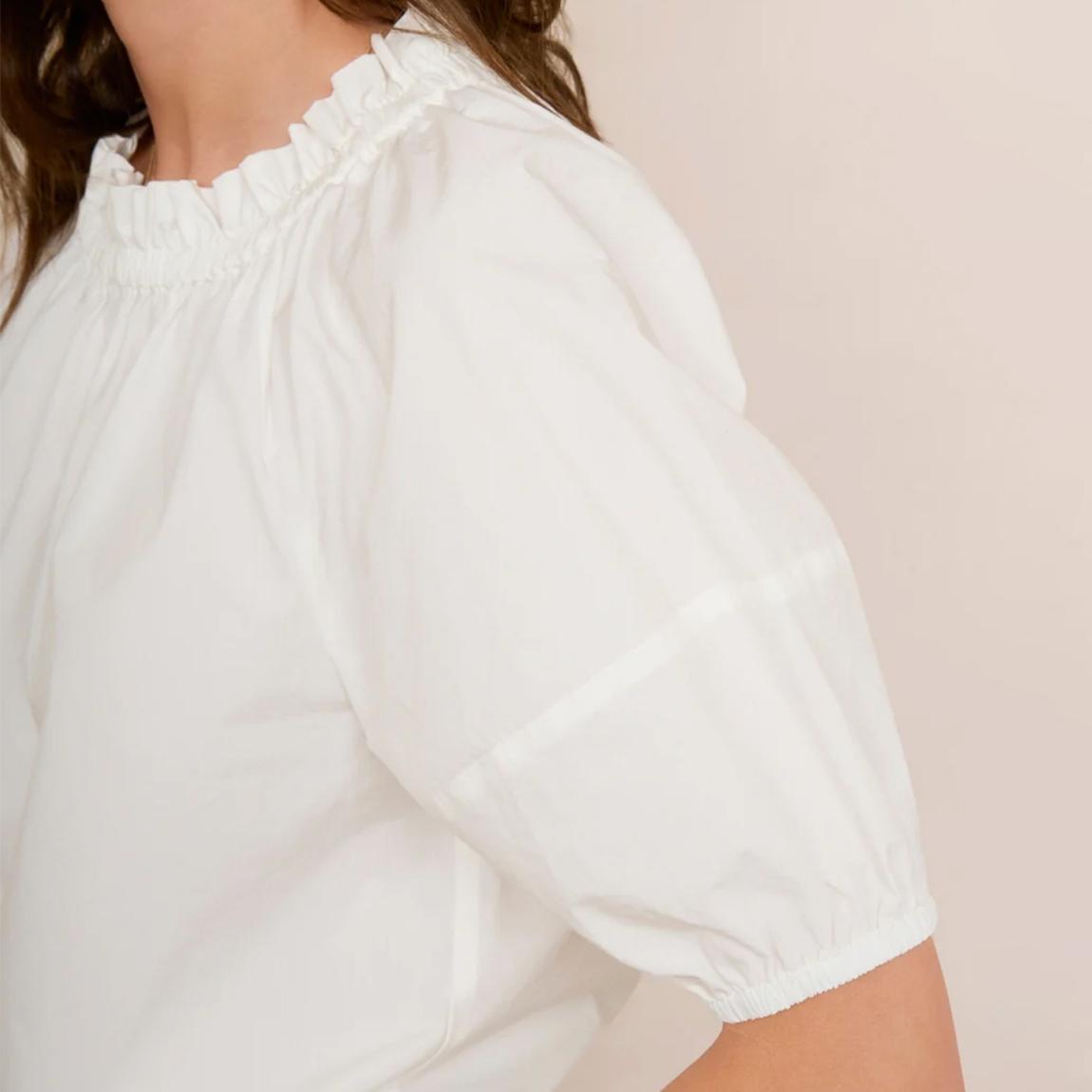 Ivory Puff Relaxed Blouse main product photo