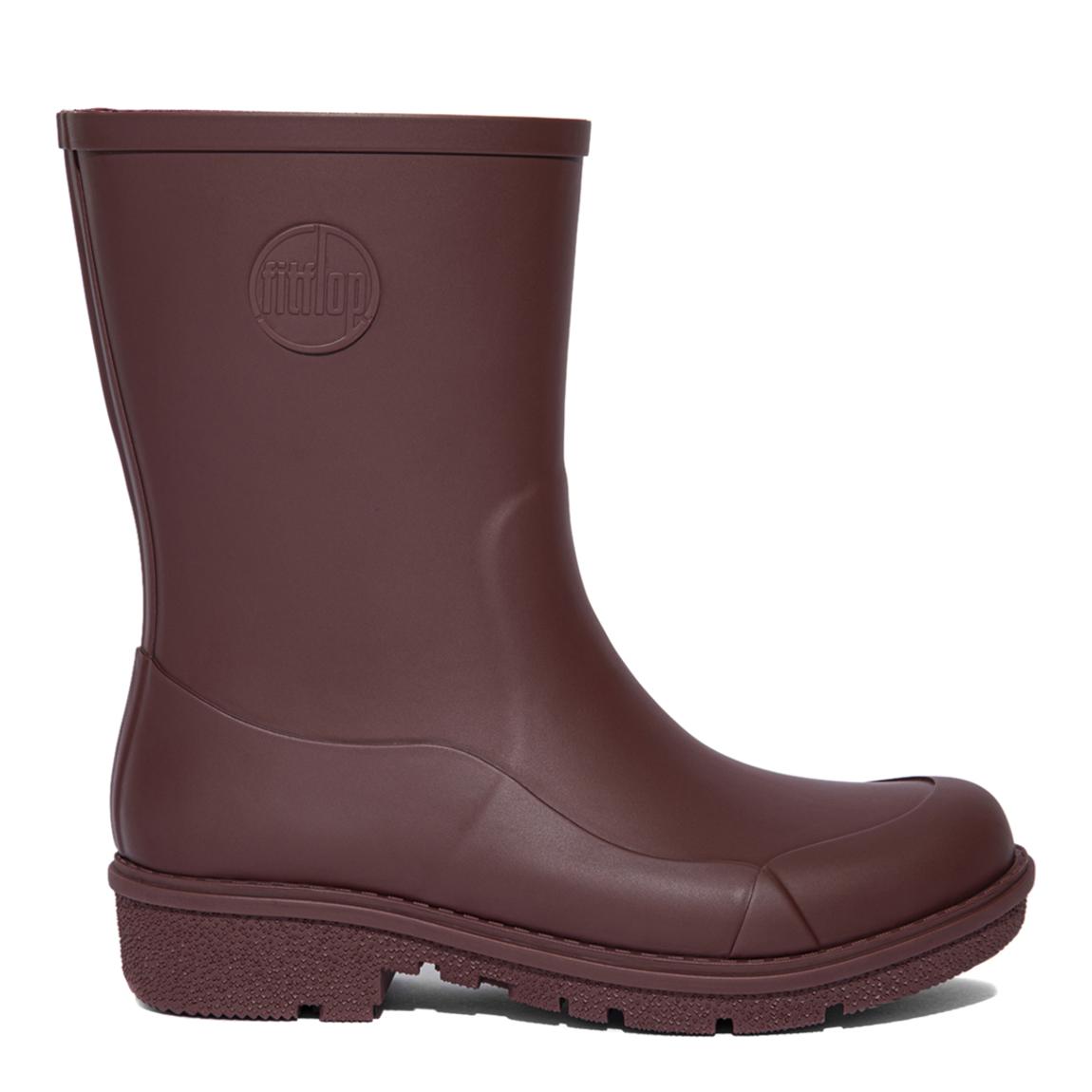 Maroon Wonderwelly Short Wellington Boots main product photo