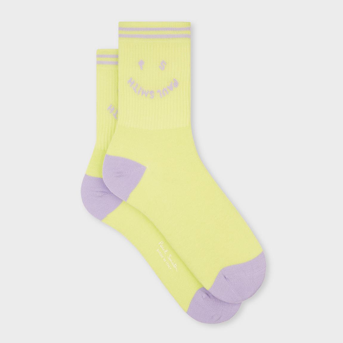 Butter Yellow Crew Socks main product photo