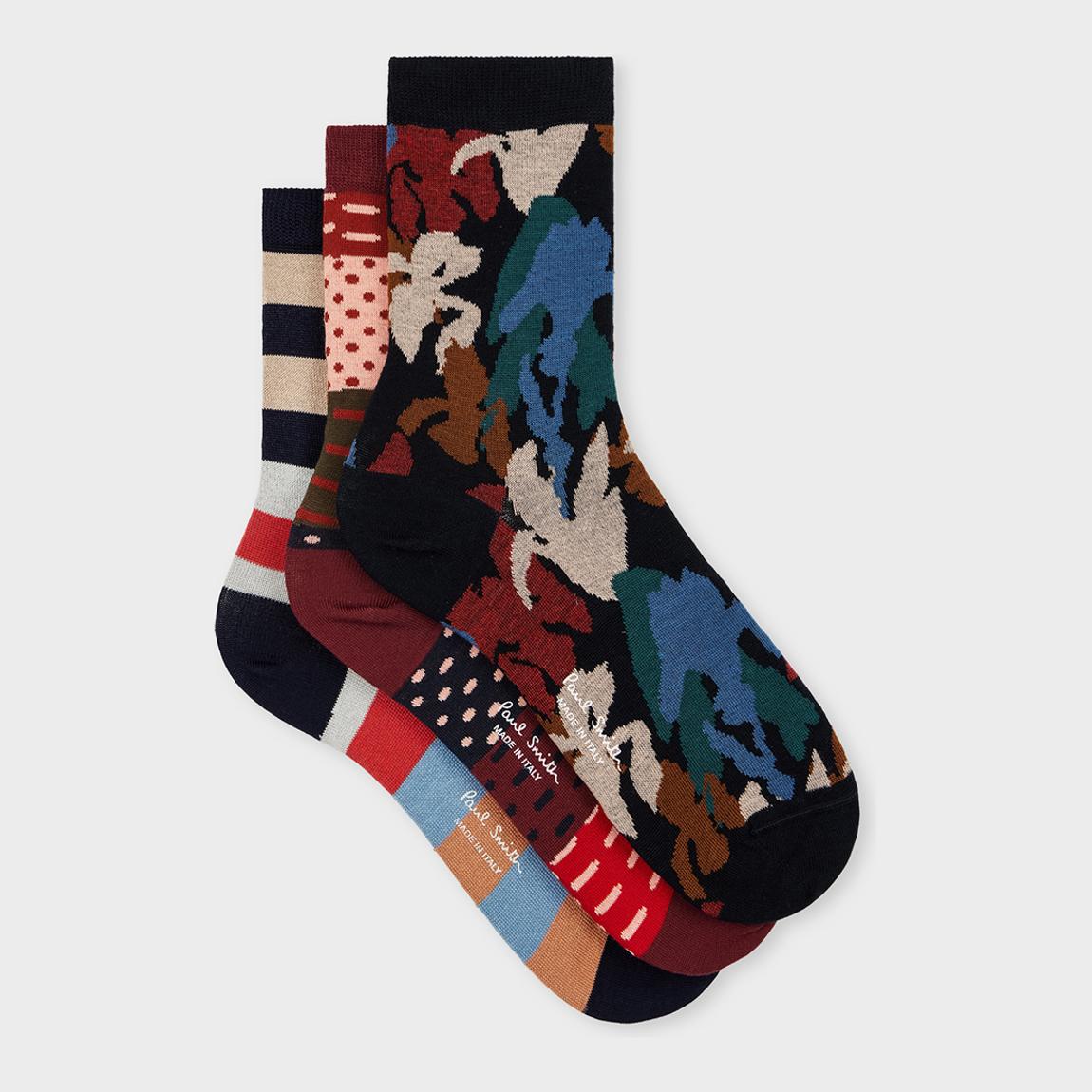 Multi Crew Socks 3 Pack main product photo