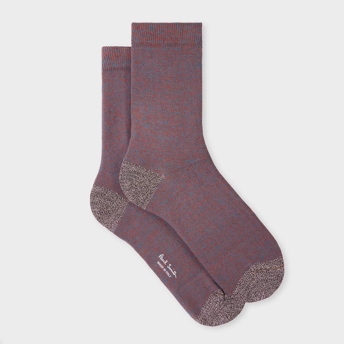 Plum Marl Crew Socks main product photo