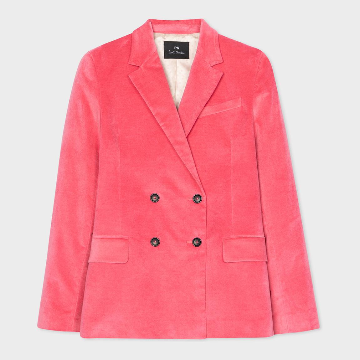 Coral Velvet Double Breasted Blazer main product photo