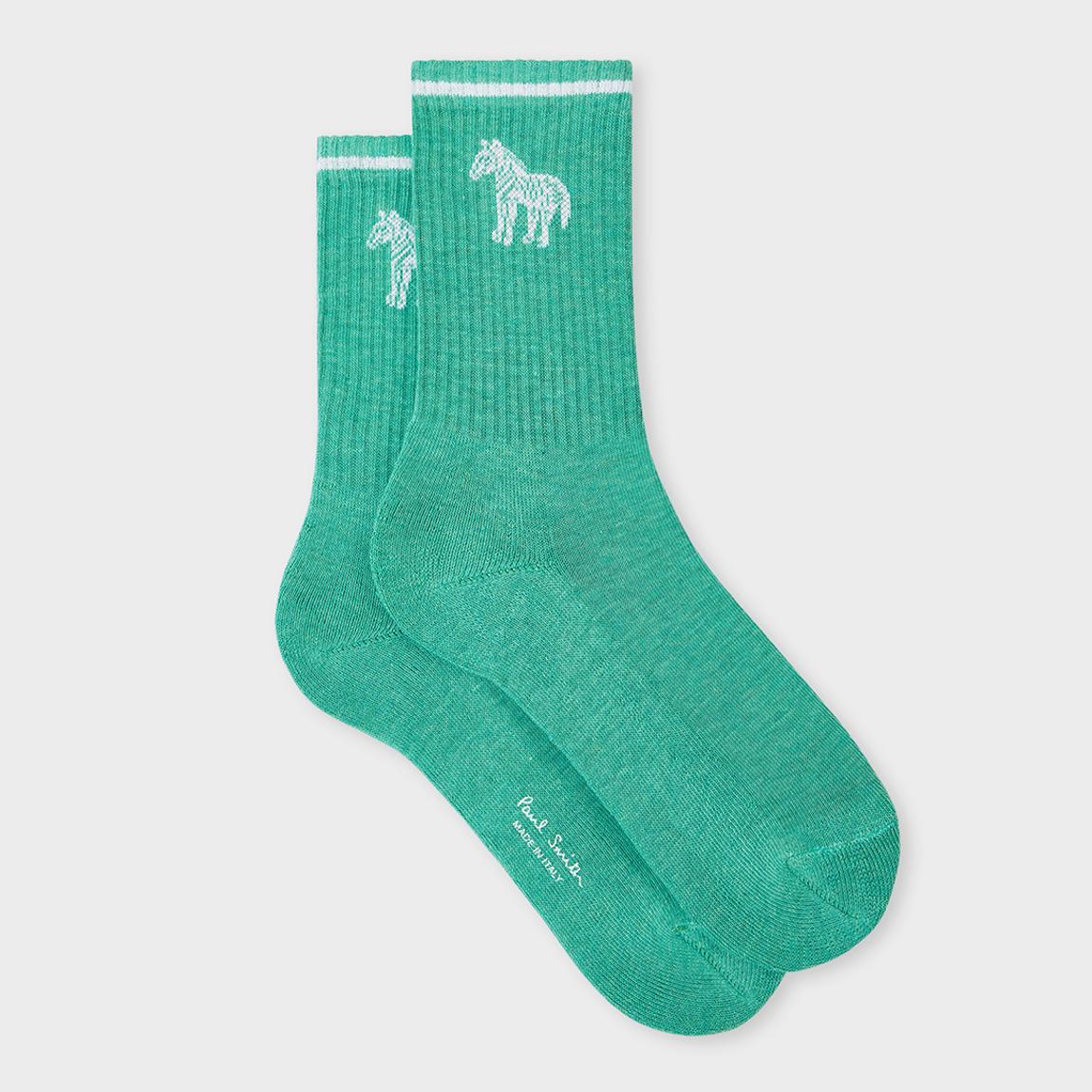 Green/White Crew Socks main product photo