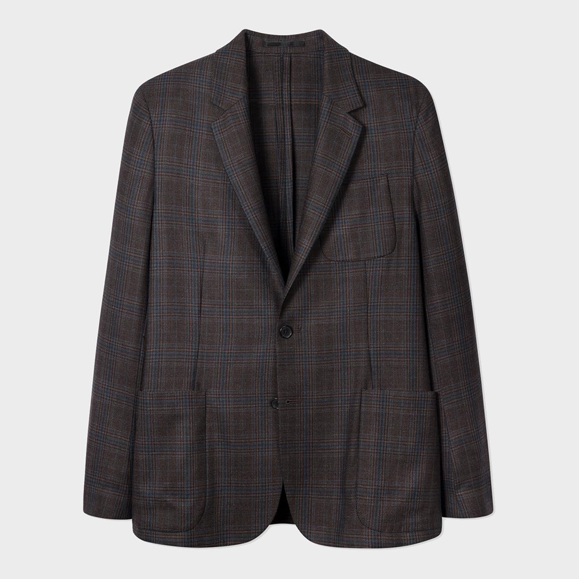 Black Two Button Patch Pocket Blazer main product photo
