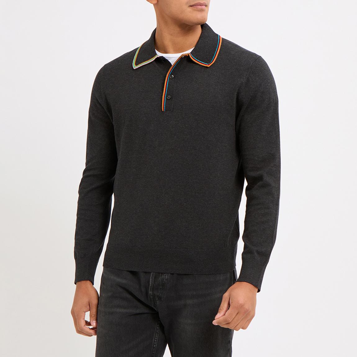 Multi Long Sleeve Polo Shirt main product photo