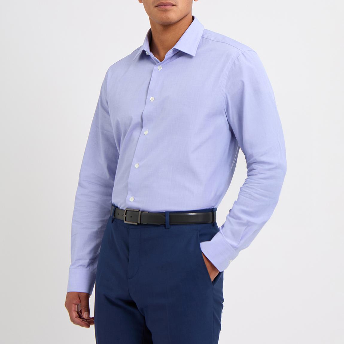 Light Blue Tailored Fit Cotton Shirt main product photo